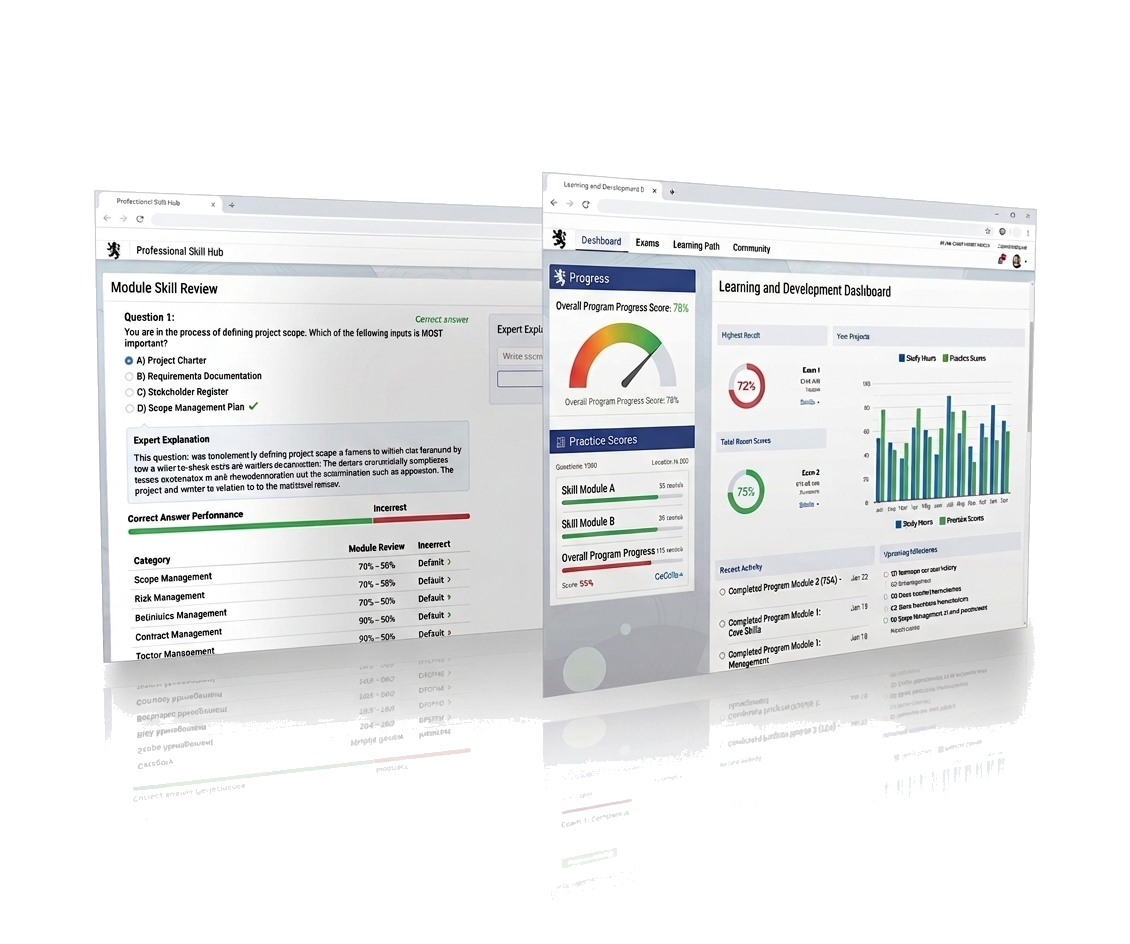 Veterinary Exam progress dashboard preview